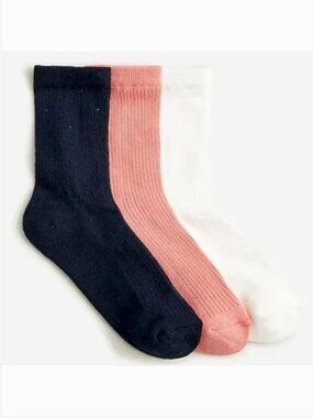 NWT JCREW Bootie socks three-pack